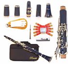 1151bu-clarinet Rossetti New Key Of Bb White Student Band Clarinet Flat