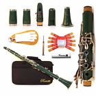 1151gr-clarinet Rossetti New Key Of Bb White Student Band Clarinet Flat