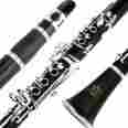 11reeds8 Glory Clarinet B Flat Second Barrel Bads Cushions Case Black 701851964328