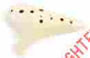 12-hole Orca-white Unbranded Premium White Fine-crafted Alto C Ocarina Flute
