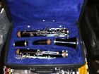 13366 Huang Huan Woodwind Clarinet Blacl Silver Blue Lining Carring Case