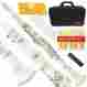 150-wh Lazarro White Silver Keys Bb B Flat Clarinet 11 Reeds Case Care Kit 852801003540