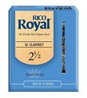 Rcb1025 2.5 Rico Box 10 Reeds Bb Clarinet Royal