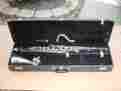 30816 Bundy Selmer Plastic Bass Clarinet For Restoration With Mp Foot Peg N R