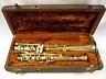624n-b Conn Armored Bb Silver Metal Clarinet Elkhart Rare