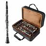 746362449544 Eastrock Clarinet Bb Flat Nickel Keys Beginner Student