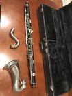 8217 Leblanc Noblet France Bass Clarinet Grenadilla Wood Used Condition With