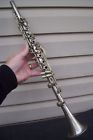 9716 Greville Paris Vintage Metal Clarinet For Parts Restoration Needs Mouthpiece