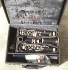 A1960 Normandy Wooden Clarinet With Case Bag Refurbished Ready To Play