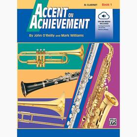 17084 Alfred Publishing Accent On Achievement Book 1 - Clarinet