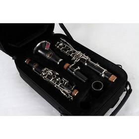 Allora 197881054144 Vienna Series Grenadilla Clarinet Nickel Plated Keys Ob