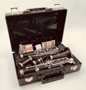 250179 Armstrong Vintage Elkhart Usa 4001 Clarinet With Case And Accessories