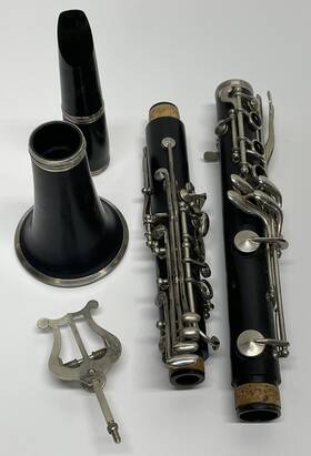 249843 Artley Vtg 28s Clarinet With B4 Mouthpiece Musical Instrument Untested