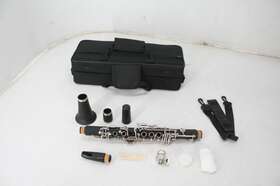 1027929 Asmuse B Flat Clarinet Bb W Hard Case Bag Cleaning Cloth Mouthpiece