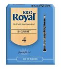 Rcb1040 Bb Box 10 Rico Clarinet Reeds 4 Royal