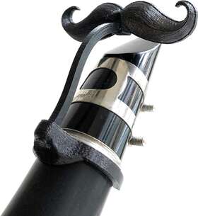 B-cl01 Brasstache Clarinet-stache - Clip-on Mustache For Clarinet