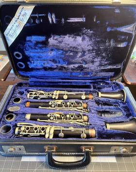 51822 Buffet Lot Vintage R13 Bb And A Clarinets Double Case