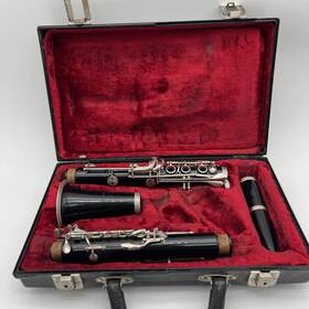 18222 Buffet Crampon Evette Clarinet With Case Vintage Woodwind Made In France