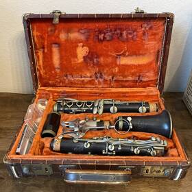 44077 Buffet Crampon Vintage Schmoller And M Ller Inch S Artist German Clarinet Pre-wwii