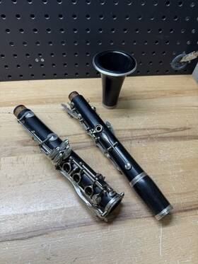 76576 Buffet Crampon Wood Clarinet E11 A Paris Instrument No Mouth Piece