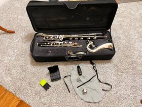 H46729 Buffet Prestige Greenline Low C Bass Clarinet With Silver Keys