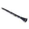 By1221 Unbranded Hard Bakelite Flat Tone Clarinet Case Cleaning 0737906219266