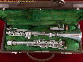 B215171l C.g. Conn C. G. 524n Professional Metal Clarinet Circa 1928