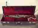 37867 Case-m1129 Bundy Selmer Bass Clarinet Incomplete-serial In Carry