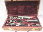44922 .. Case Vintage Clarinet Throat Silver Prov. Pruefer Wood Sn