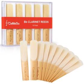 B0blkmk5mc Cemeow Clarinet Reeds 2.5 Traditional 10 Pack Plastic Box Beginner Advanced Cutt