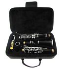 Wd-c212 Clarinet Outfit Case Carrying Bb Hawk Matte Finish Black