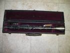 17710 Clarinet Woodwind Instrument Sn Vintage Silver Band Antique Continental