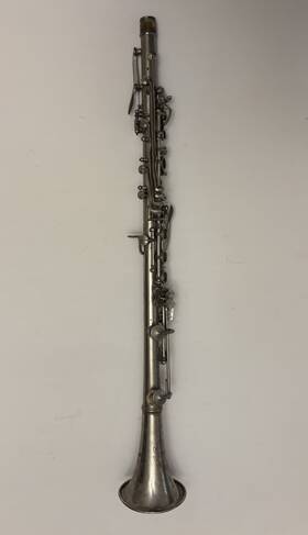 41567 Croydon Metal Clarinet Serial #41567 Made In Italy No Mouthpiece For Restoration