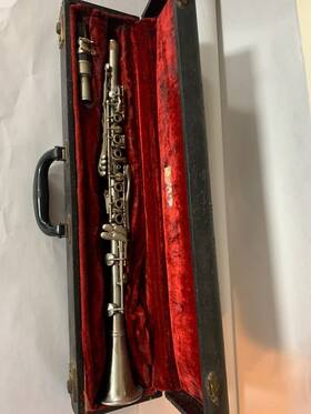 P1132 Cundy-bettoney Boston Wonder Great Condition - Metal Clarinet Circa 1930s