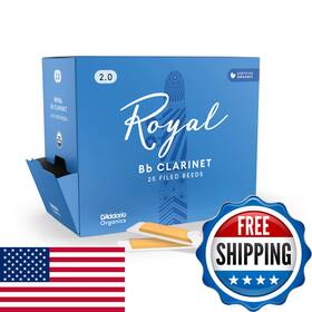 Daddario B07ppwv4fn Dftaddario Woodwinds - Royal Bb Clarinet Reeds B Flat
