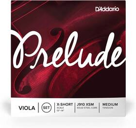 J910-xsm Daddario Dftaddario J910xsm Prelude Viola Extra Short Scale Medium Tension