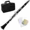 Dty0534425358205si Unbranded Generic Professional School Band Bb Clarinet Beginner With Case Gloves Black W5d9 787241982958