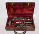 E3507 The Pedler Vintage Elkhart Metal Clarinet W Case Mouthpiece