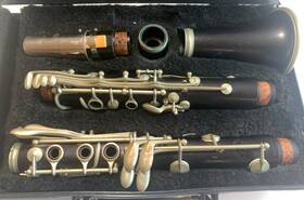 K2777 Evette & Schaeffer Vintage Buffet Crampon Paris France Clarinet Untested As-is