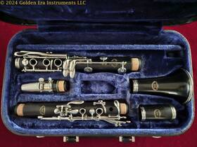 K27165 Evette Shaeffer And Schaeffer Upper Intermediate Model Wooden Clarinet K-series Circa 1960s