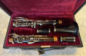 426050 F. Arthur Uebel Bb Clarinet Romanza Silver Plated With Case Ship Overnight