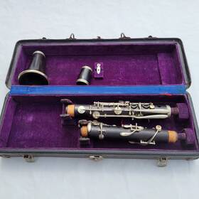 5gdg Fernand Chapelain Vintage Clarinet With Short Buffet Barrel And Original Case