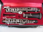 Full Conservatory 1974-76 Rigoutat Oboe With Case Carry Cleaning Cloth And Reed