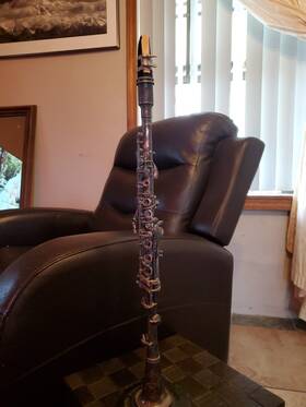 170565 H. Bettoney S4561 Silva-bet Professional Metal Clarinet Pat Boston Mass