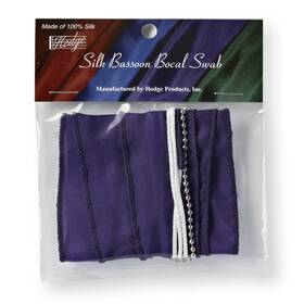 Hodge 688567000307 Silk Bassoon Bocal Swab - Purple
