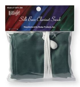 Hodge 688567000345 Silk Bass Clarinet Swab - Green