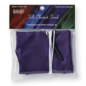Hodge 688567000482 Silk Clarinet Swab - Purple