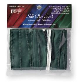 Hodge 688567002936 Silk Long Oboe Swab - Green
