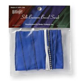 Bbb2 Hodge Silk Bassoon Bocal Swab - Blue