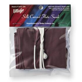 Fcb3 Hodge Silk Curved Flute Swab - Burgundy Fcb3 Hodge Silk Curved Flute Swab - Burgundy